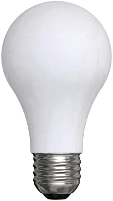 GE A19 Енергоспестяващи Лампи на Мека бяла светлина, 53 W, Опаковка от 4 броя