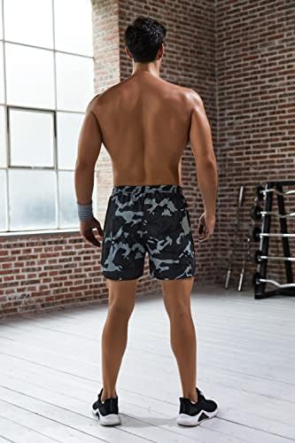 COOFANDY/Мъжки Шорти за тренировки във фитнеса от 2 Опаковки, Мрежести Леки Панталони За Бодибилдинг, Спортни