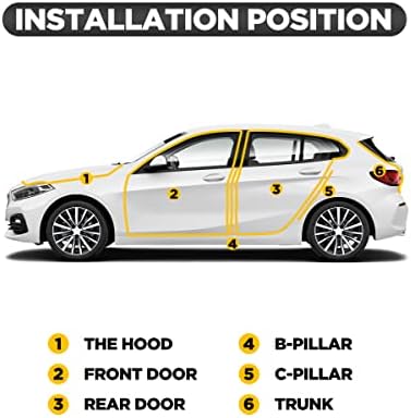 Уплътнение уплътнение на вратата на колата AOCISKA L-образна Форма, Универсална Звукоизоляционная Уплътнение на вратата на колата, Водоустойчив Уплътнение за Запечат