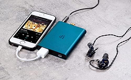 Преносим балансиран усилвател за слушалки iFi Hip-КПР за Android, iPhone само с USB-вход/изход: 3.5 мм небалансираното