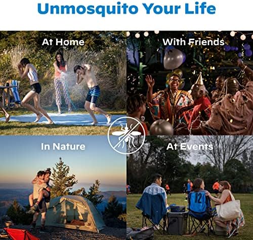 Акумулаторна мол от комари Thermacell серия E с 20-инчов зона за защита от комари; Включва 12-часова над зареждат