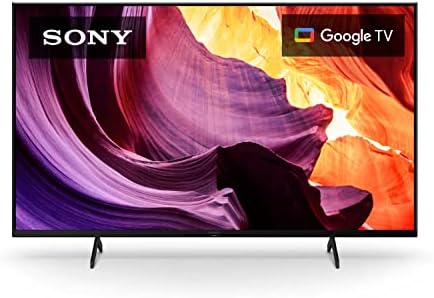 Sony 43-инчов телевизор 4K Ultra HD серия X80K: led smart tv с Google TV с поддръжка на Dolby Vision HDR модели KD43X80K - 2022 и Sony BDP-S6700 с повишена разделителна способност от 4K за стрийминг възпроизв