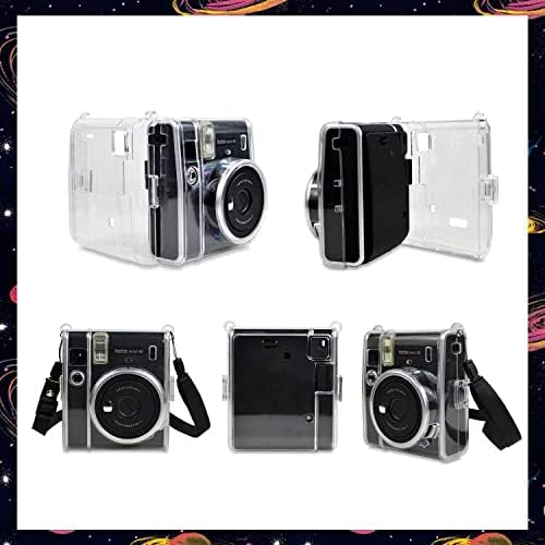 Защитен калъф MUZIRI KINOKOO е Съвместим с камера миг печат Fuji Instax Mini 40 - Твърд прозрачен калъф от PVC