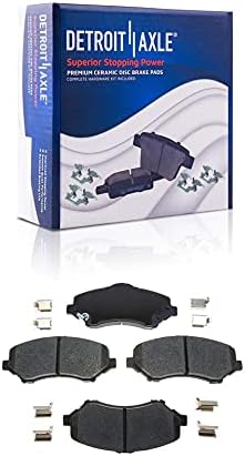 Ос Детройт - Апарати на Предните дискови спирачки + Керамични Спирачни накладки за смяна 2009 2010 2011 2012 Dodge Journey