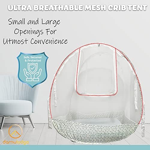 детска палатка damulodge Pack n - Дишаща mosquito net за яслите - Подвижни палатка за яслите, че бебето не