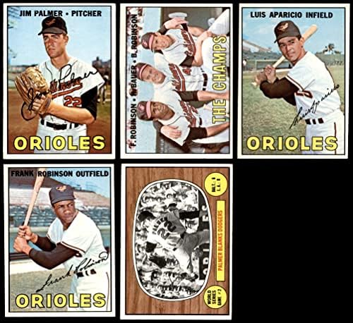 1967 Команден сет Topps Baltimore Orioles Балтиморские ориолс (сет) NM Orioles