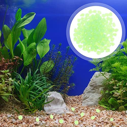 BESTOYARD камъни за терариум 400 бр Светещи камъни аквариумный чакъл аквариум за риби нажежен чакъл полирани речни камъни декоративни камъчета за външно озеленяване на