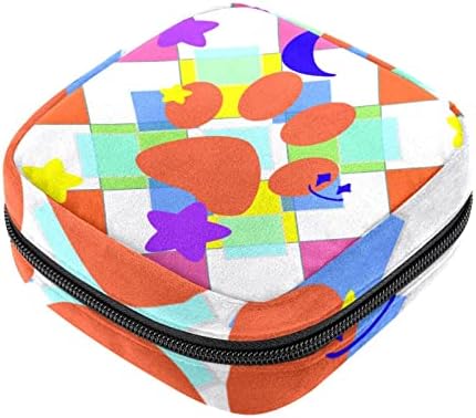 ORYUEKAN Чанта За Съхранение на Хигиенни Кърпички, Преносим Чанта за жени и Момичета, Чанта за Купата на Менструална, Cartoony