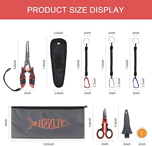 Набор от инструменти за риболов YLINSHA, Филейный Нож за Риболов, 8 опаковки, включително на Риболовния Нож,