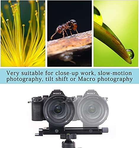 Снимане в близък план с помощта на Въртящия се плъзгача за Употреба на макро-фокусиране Fotga за беззеркальной огледално-рефлексен