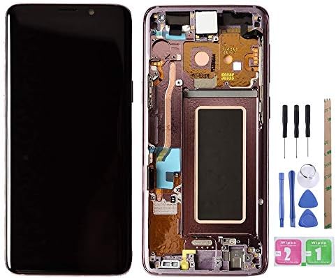 Който желае LCD дисплей + Външно Стъкло капацитивен Сензорен Екран Дигитайзер Пълна Монтаж на Замяна за Galaxy S9 G960 SM-G960F SM-G9600/DS, SM-G960F/DS 5,8 Всички Носители на Виолетовия ц?
