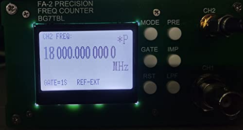 FA-2 Plus Брояч на честотата на 12,4 Ghz Частотомер 11 бит/Сек 10 Mhz OCXO С едновременно измерване на входната мощност