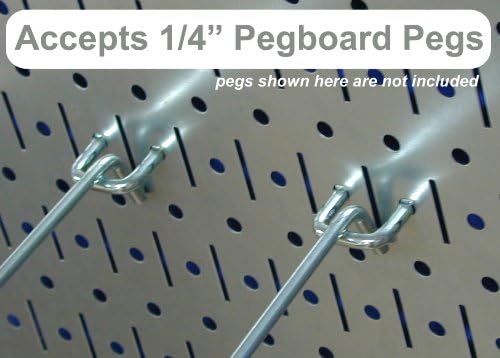 Стенни контролен Панел Pegboard 16 см x 32 инча Хоризонтален Панел на Лентата с инструменти от Черен Метал Pegboard