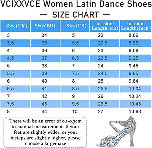 VCIXXVCE/Дамски Обувки За Латино Танци, Копринени Сатен Обувки С Отворени пръсти, Професионални Обувки За Балните Танци, Танго,