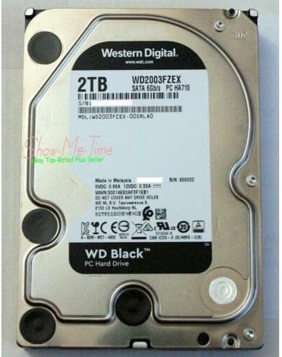 Черен твърд диск WD2003FZEX 2 TB 64 MB кеш-памет 6 Gb /с 3,5