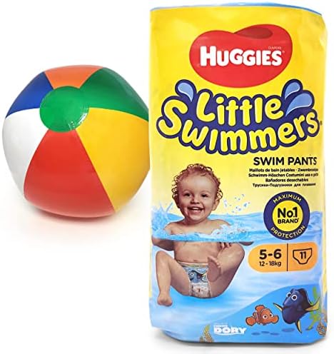 Памперси за плуване Little Swimmers – (26 кг - 40 кг) Ультрамягкие и трайни Памперси за плуване на плажа, в басейна – Красиви