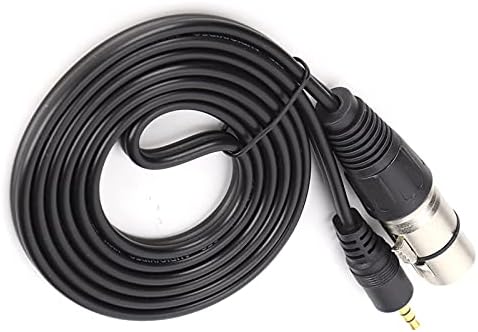 01 02 015 Кабел с микрофон от PVC с Двоен Моно изход 3,5 мм от щепсела към XLR-штекеру Гъвкав кабел за КОМПЮТЪР за