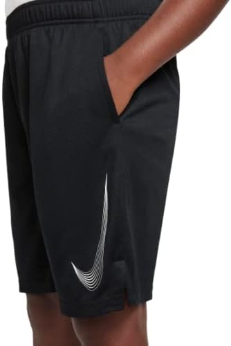 Спортни шорти Nike за момчета Dri-Fit (голям размер) голям размер + черно