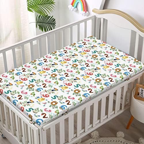 Кухненски Кърпи за бебешко креватче, Портативни Мини-Кърпи за яслите, Меки и Еластични Кърпи за яслите-Чаршаф