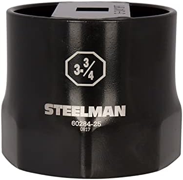 Автомобилен инструмент Steelman 3-3/4-Инчов с 8-Точков жак за контргайки, който има 3/4 инча, Инсталиране и отстраняване на Контргайки, Носещи колела на камиона, неръждаема