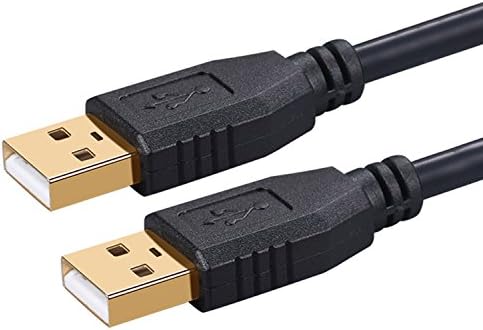 USB кабел 65 метра, USB A-A, Tanbin USB-USB Кабел USB мъж до мъж USB 2.0 Кабел, Тип A от мъжете на мъжа за пренос на данни на Корпуса на твърди дискове, Принтери, Модеми, Фотоапарат