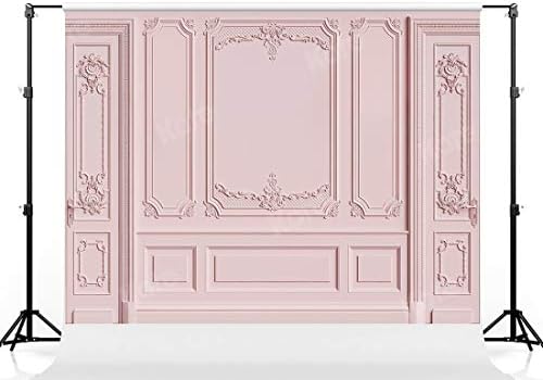 Кейт 10 × 8 фута Светло-Розов Фон за Снимки Празна Стая Класически Интериор На Фона на Сватбената Фотография Подпори за фото