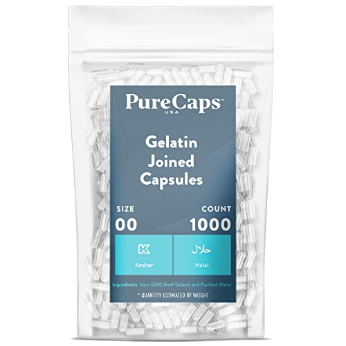 PurecapsUSA – прозрачни Празни желатинови капсули, под формата на таблетки - се разтварят Бързо и лесно да се абсорбира -