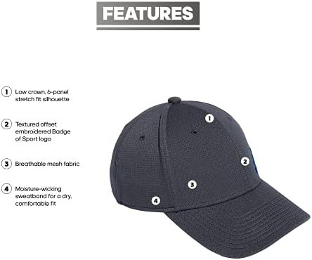 мъжка шапка adidas Release 2 Structured Stretch Fit Cap
