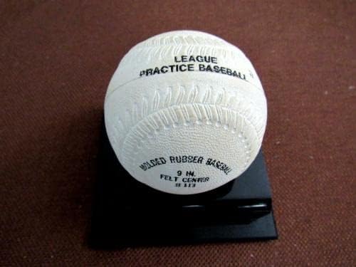 Бари Бондс Питсбърг Пайрэтс Подписа Договор с Auto Vintage League Practice Baseball Jsa - Бейзболни Топки С Автографи