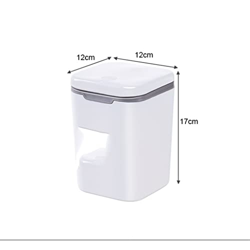 XBWEI Mini Smart Кошчето за боклук с нулево съдържание на отпадъци от кошчетата за боклук Кухненско кофа за боклук Nordic Лесно преносимо десктоп кофа за боклук (Цвят: синьо р