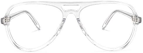 Очила-авиатори Zeelool Readers TR90 за четене Стандартно с Антирефлексно покритие за Жени и Мъже, Ервин ZOT02084-01