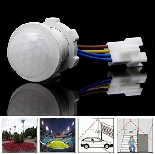 Инфрачервена Лампа светлинен Сензор PIR Детектор за Движение, AC 110/220 В Управлението на тялото Led лампа Led Външни