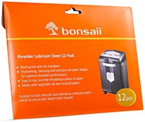 Bonsaii C266-Шредер и 12 опаковки, смазочни листа