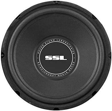 Sound Storm Laboratories SS12 Мощен субуфер с една звукова намотка 4 Ома, 12 инча, 800 W, Комплект от 1