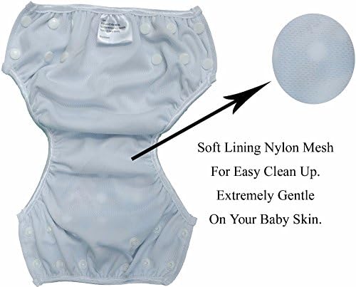 OHBABYKA Детски Плувни Пелени, Регулируеми Унисекс Многократна употреба Миещи Плувни Панталони (YK38)