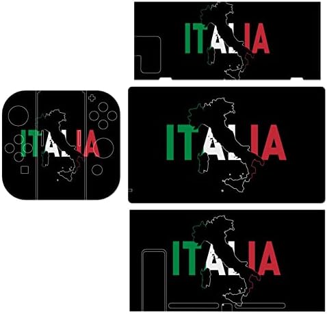 Етикети с Карта Хартата на Италия С Пълна Обвивка, Етикет в Предната Панел, Защитни Стикери, Съвместими с Nintendo