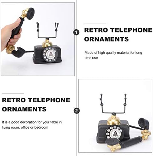 Преносим Настолен Topper Ретро Ретро Антикварен Телефон Старомоден Телефон Класически Европейски Ретро Стационарен