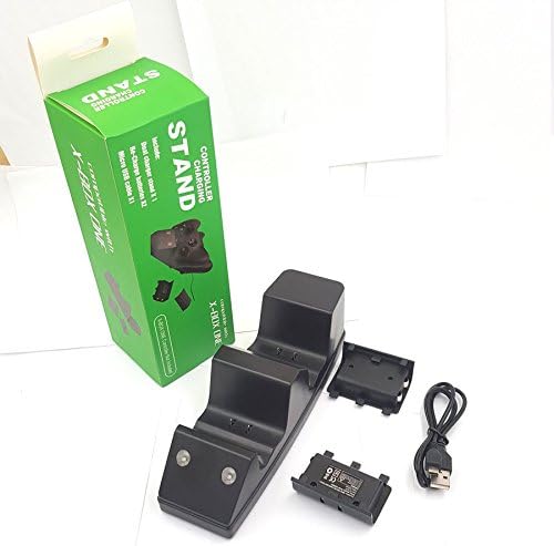 [Нова версия] Taister Dual USB Charging Dock Зарядно Устройство за контролер Smart Charger с 2 елемента Акумулаторна