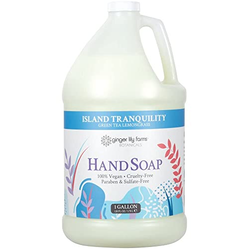 Универсален Течен сапун за ръце Джинджифил Лили Farms Растителни, пълнител за помиряване на ръце, Веганское