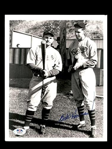 Дете Херман PSA ДНК Подписа 8x10 Винтажное Снимка С Автограф от Малките Снимки на MLB С автограф