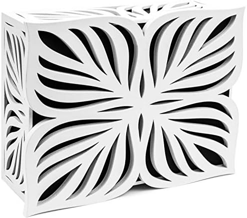 Само калъф за крилото на разговора Kiavé - Дървена кутия за крилото на разговора, модерен тропически дизайн, декоративни