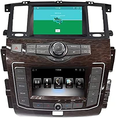 GPS Навигация ROADYAKO 8Inch Автоматично за Nissan Patrol за Nissan QX80 2010 2011 2012 2013 2014 2015 2017 2018 2019 2020 Android, 10.0 Авто Стерео Главното Устройство Радио 4G WiFi RDS Bluetooth SWC