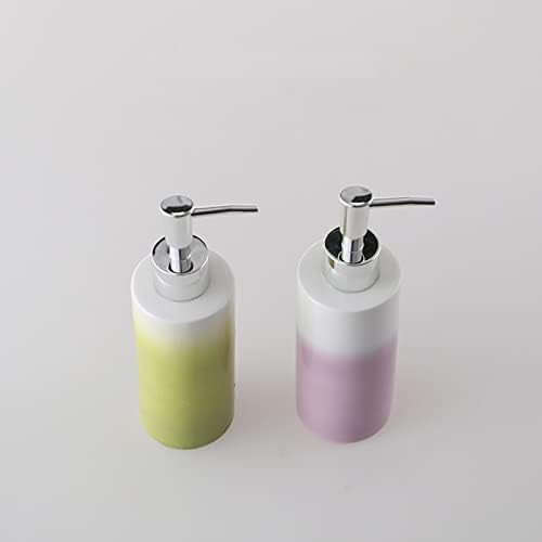 Опаковки Лосион FFNUM Опаковка сапун за ръце Керамични Бутилки с Елегантен Горната помпа За Баня Празни Бутилки за