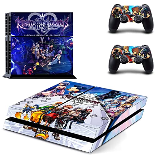 Ролева игра The Sora Kingdom, за PS4 или PS5, Стикер във формата на Сърце за конзолата PlayStation 4 или 5 и 2 контролери,