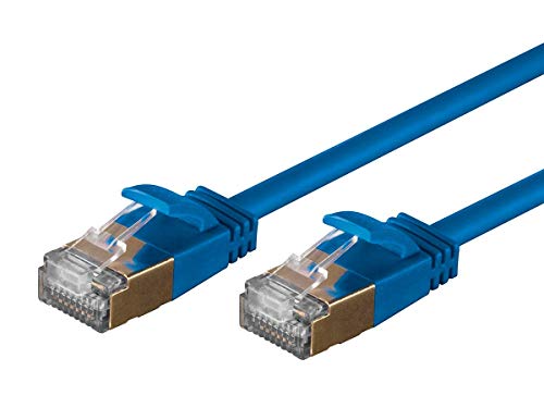 Свързване на Ethernet кабел Monoprice SlimRun основа cat6a - Мрежата за интернет-кабел - RJ-45, Блокирани,