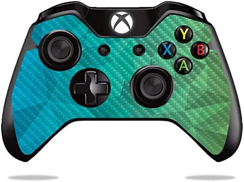 Обвивка от въглеродни влакна MightySkins контролера на Microsoft Xbox One или One S - Биологично безопасна | Защитно, Здрава Текстурирани покритие от въглеродни влакна | Лесно се на