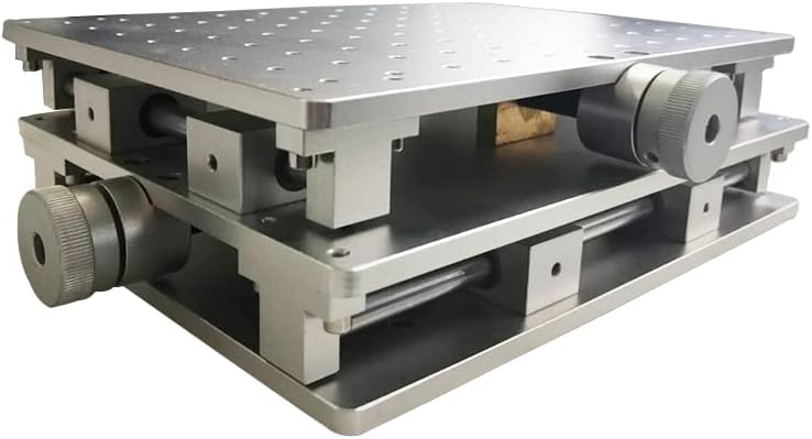 Детайли инструмент EVIKI за металообработващи машини с оста на 2D X Y Работна маса за детайли на струг Lasser Fiber CO2 UV Lasser Marking Machine - (Цвят: черен / Спецификация: 300x220x100 мм)