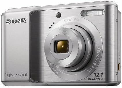 Цифров фотоапарат Sony DSC-S2100 с резолюция от 12.1 Mp, 3x оптично увеличение, цифрова стабилизация на изображението и 3.0-инчов LCD дисплей (сребрист)