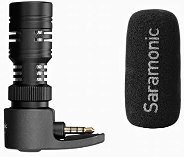 Микрофон Saramonic Двупосочно TRRS за смартфони / таблети на Apple на iPhone / iPad и Android (SmartMic +)