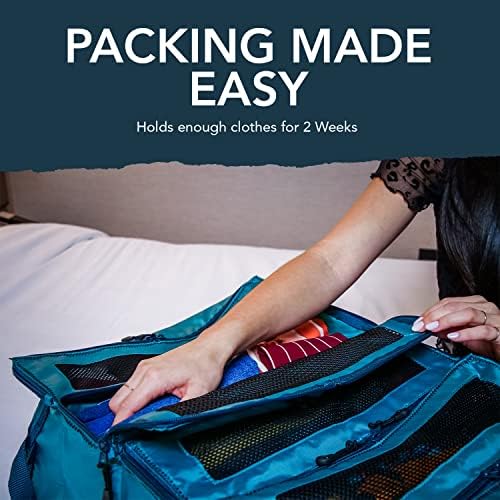 Опаковка Органайзер за куфари Gear | Сложете повече неща на своя Голям багаж, или багаж, ръчен багаж | Разархивирайте